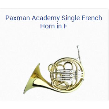 KÈN FRENCH HORNS - PAXMAN ACADEMY SINGLE FRENCH HORN IN F